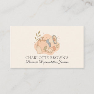 Sales Representative Marketing Client Relations Business Card
