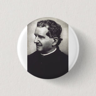 Salesian Saint Don John Bosco 3 Cm Round Badge
