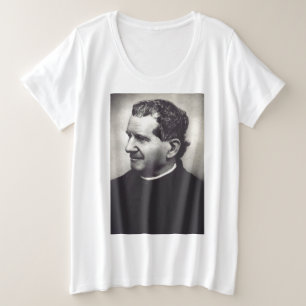 Salesian Saint Don John Bosco Plus Size T-Shirt