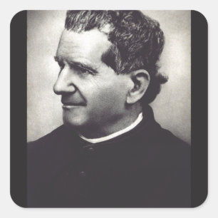Salesian Saint Don John Bosco Square Sticker