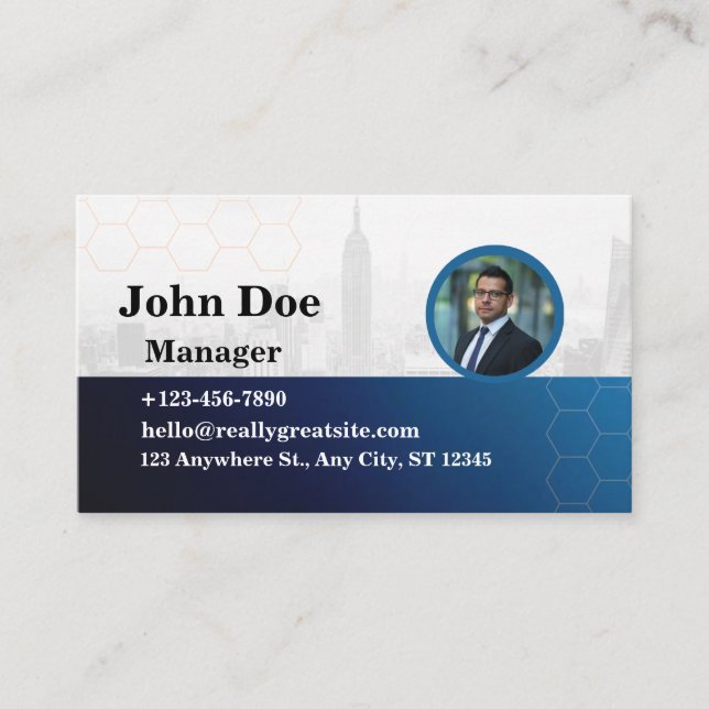 salesman business cards (Front)