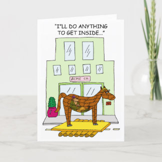 Salesperson Cold Call Greeting Card Trojan