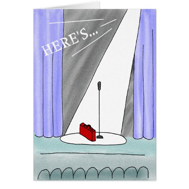 Salesperson Introduction Greeting Card (Front)
