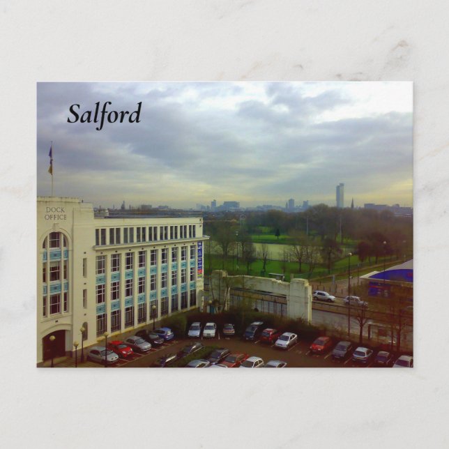 Salford Dock Office Postcard (Front)