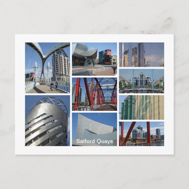 Salford Quays Postcard (Front)