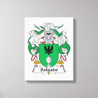 Salgado Family Crest Canvas Print