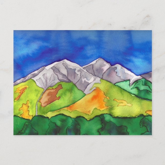 "Salida, CO Mountains" Postcard (Front)