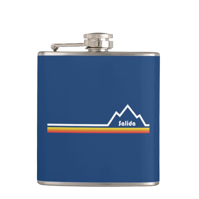 Salida, Colorado Hip Flask (Front)