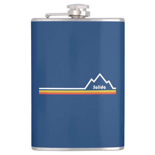 Salida, Colorado Hip Flask (Front)