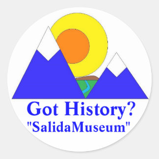 "SalidaMuseum" Classic Round Sticker