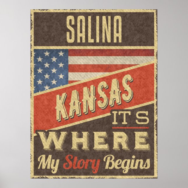 Salina Kansas Poster (Front)