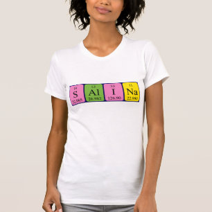 Salina periodic table name shirt