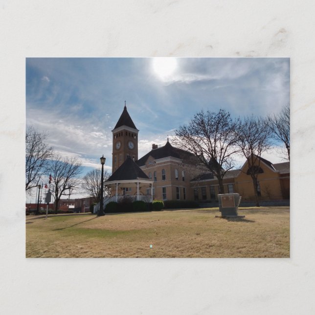 Saline County Courthouse, Benton, Arkansas Postcard (Front)