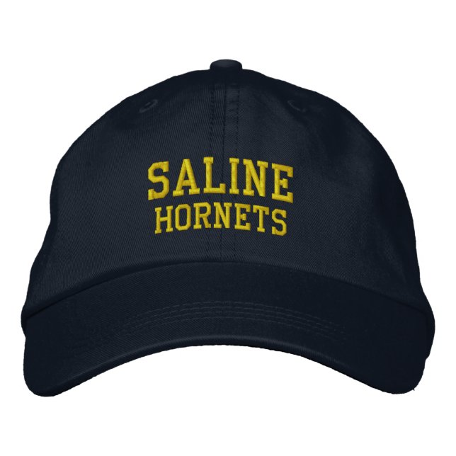 Saline High School Embroidered Baseball Hat (Front)