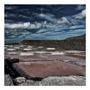 Salines at La Palma Poster