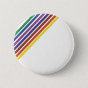 Salinger Stripe 6 Cm Round Badge