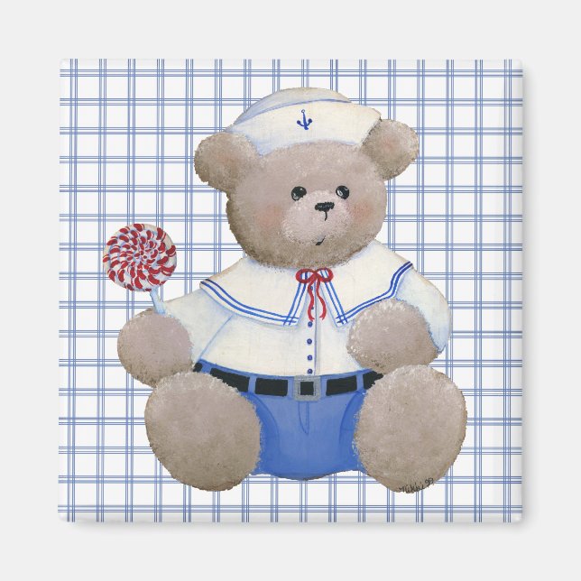 Salior Bear Magnet (Front)