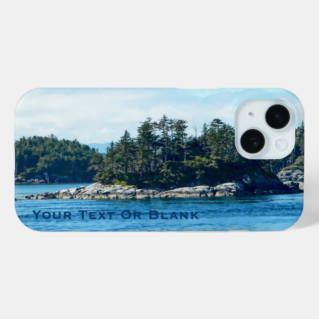 Salish Island Case-Mate iPhone Case (Back (Horizontal))