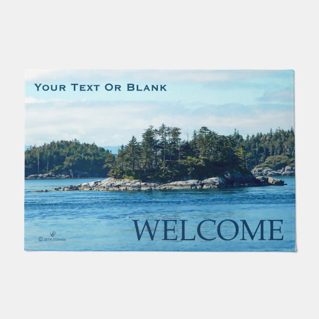 Salish Island Doormat (Front)