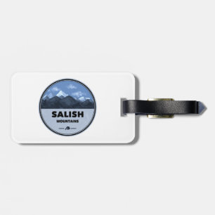Salish Mountains Montana Camping Luggage Tag