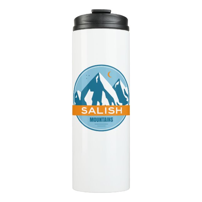 Salish Mountains Montana Thermal Tumbler (Front)