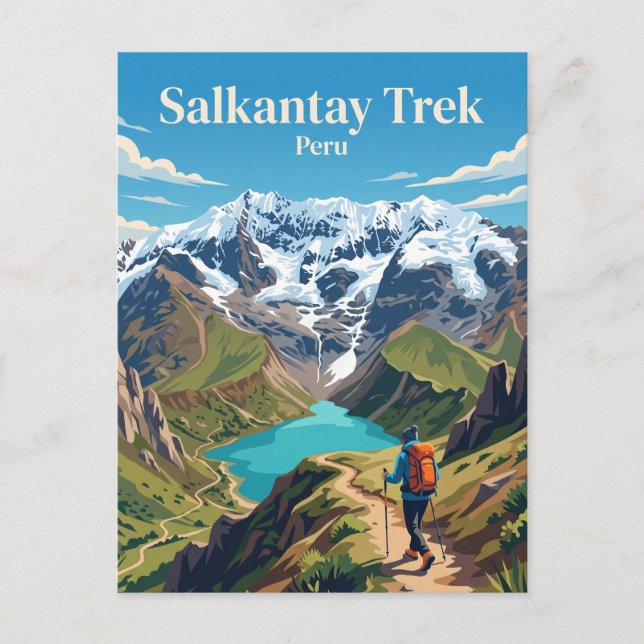 Salkantay Trek Peru Postcard (Front)