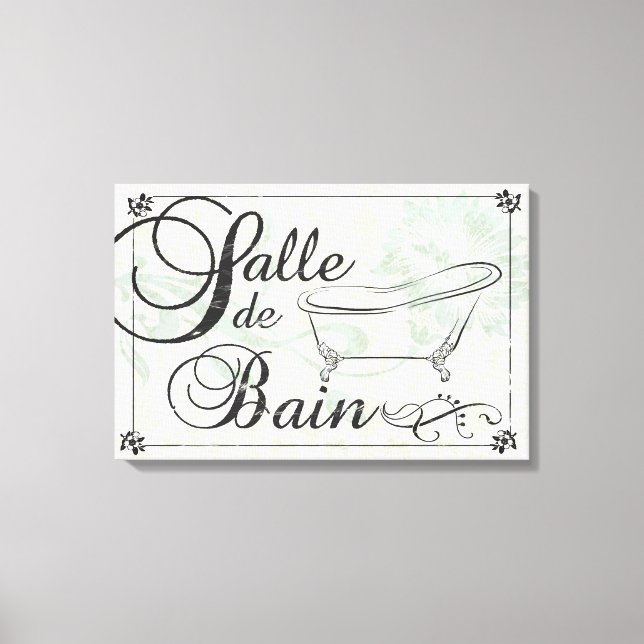 Salle de Bain Canvas Print (Front)