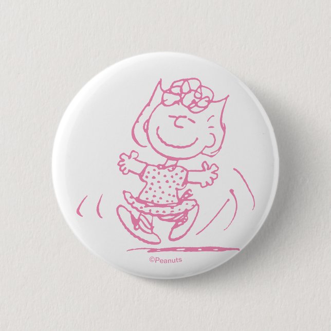 Sally Brown Dancing 6 Cm Round Badge (Front)