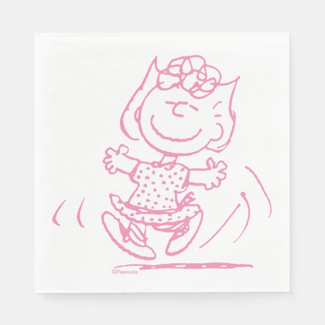 Sally Brown Dancing Napkin (Front)