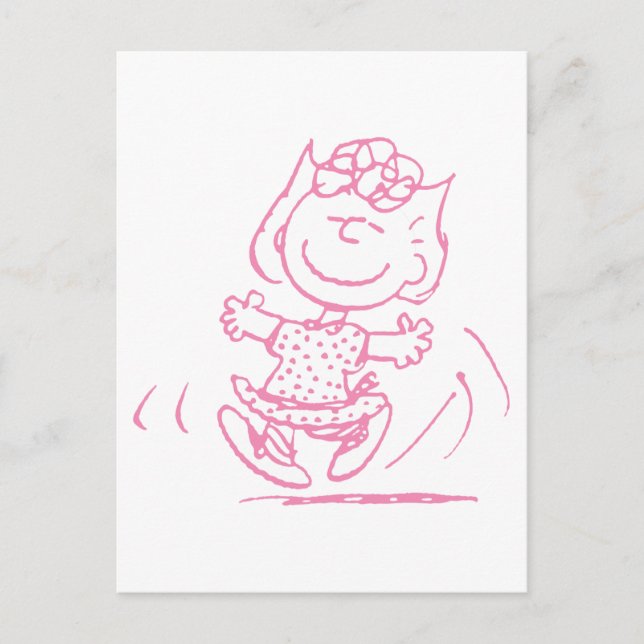 Sally Brown Dancing Postcard (Front)