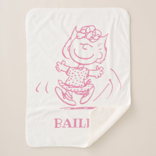 Sally Brown Dancing Sherpa Blanket