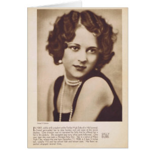 Sally Eilers vintage portrait card