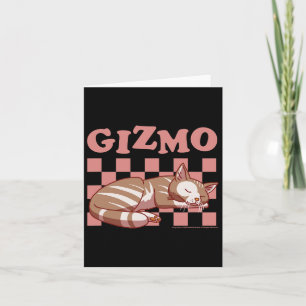 Sally Face Gizmo The Cat Chequered Nap Pattern Card