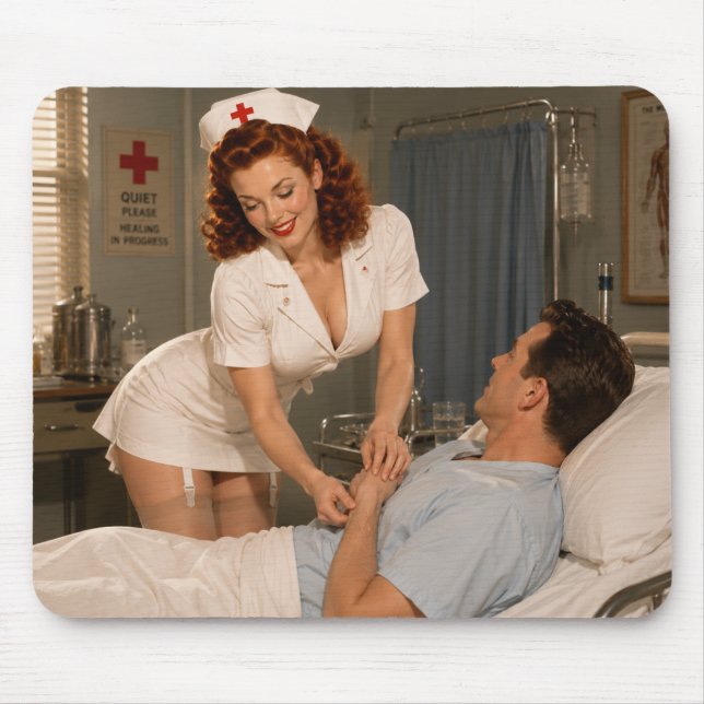 Sally Monroe - Your Pulse Seems Elevated Mouse Pad (Front)