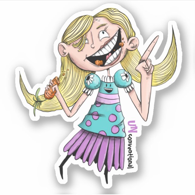 Sally Ranchingson Sticker (Front)