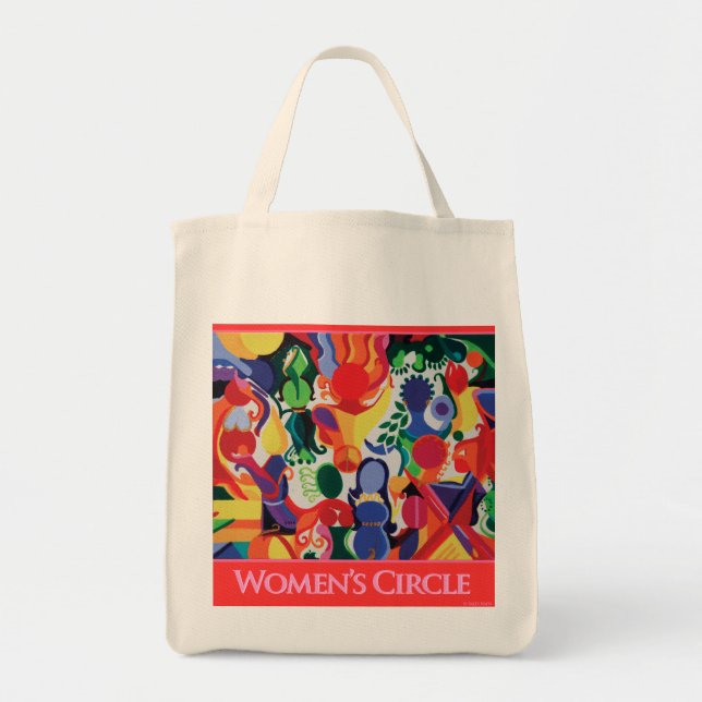 Sally Rayn: Women's Circle tote Bag (Front)