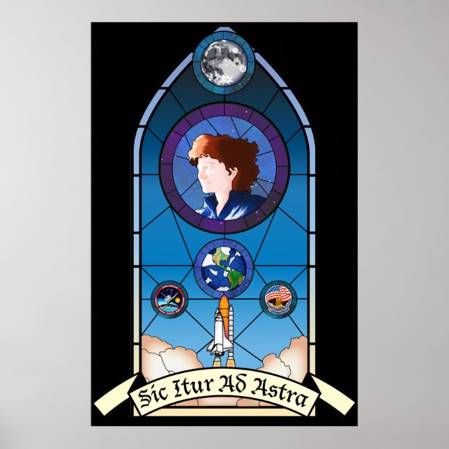 Sally Ride Memorial Poster (Front)
