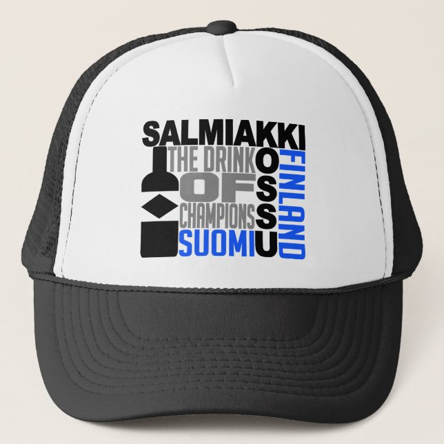 Salmiakki Kossu hat - choose colour (Front)