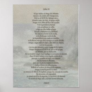 Salmo 91 poster