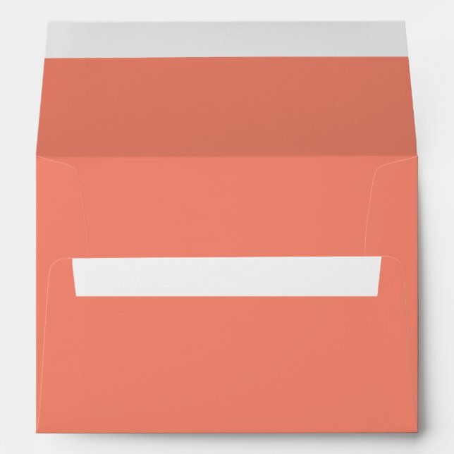 Salmon A7 Envelope (Back (Bottom))