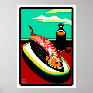 Salmon Art Print