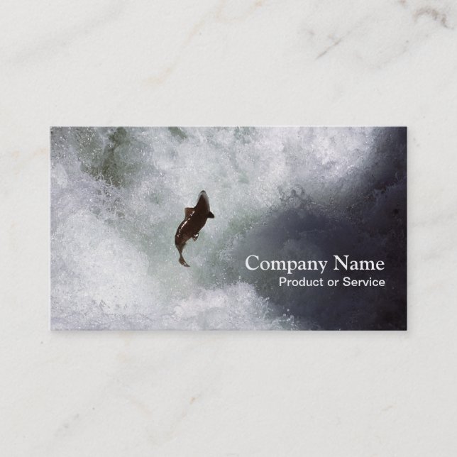 Salmon business card (Front)