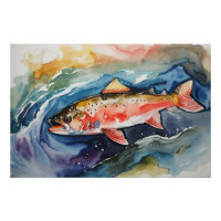 *~* Salmon Caught fish Men Gift AP49