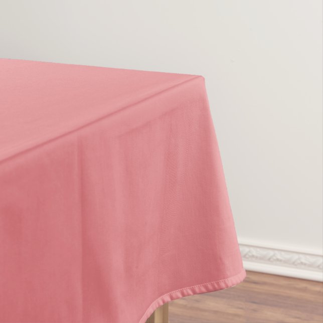 Salmon-Coloured Tablecloth (In Situ)