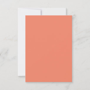 Salmon #F38367, Pink Daisy RSVP Card