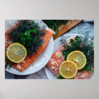 Salmon Feast Poster