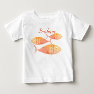 Salmon Fish Group Baby T-Shirt