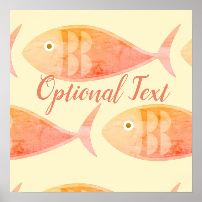 Salmon Fish Group Poster (Front)