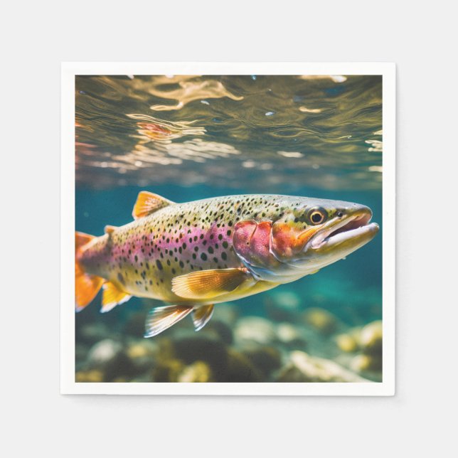 Salmon fish napkin (Front)
