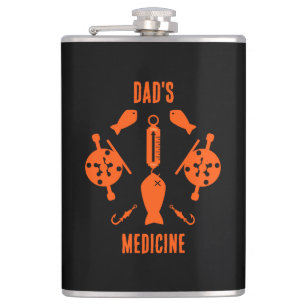 Salmon Fishing Alaska Hip Flask